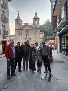 Amb els amics romanesos de Cangas del Narcea
