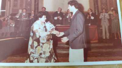 Acte de lliurament dels premis extraordinaris de llicenciatura, 1983.