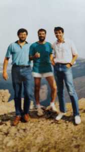 Peña de Francia, juliol de 1990, amb Luis Azcutia i Jesús Alberto