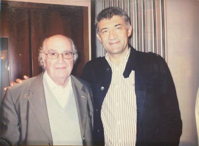 Amb el mestre Joan Veny