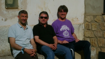 A Sesga amb Joan Fontana i Vicente Franco Anchelergues